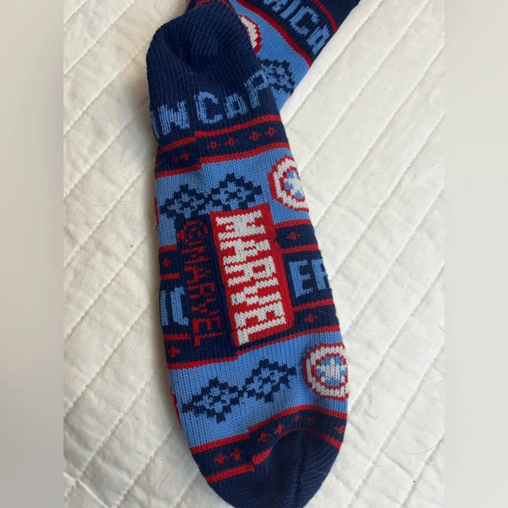 Captain America thick knit socks